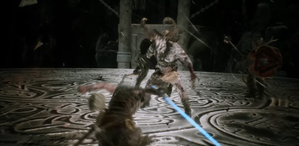 Security camera mounted on ceiling with network overlay