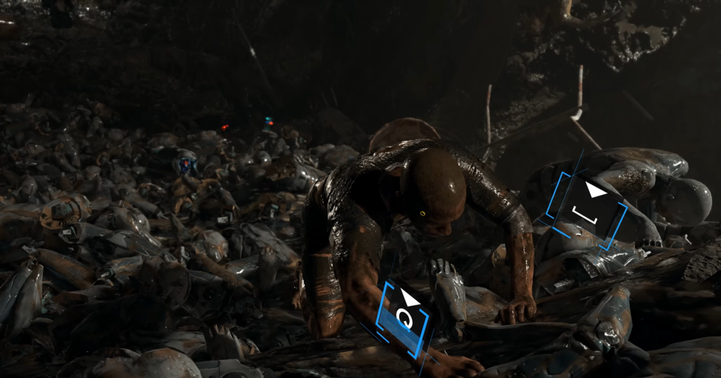 Андроид из Detroit: Become Human ползёт по свалке