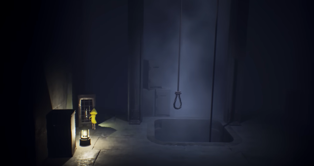 Шестая из Little Nightmares открывает дверь в подвале