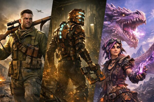 Айзек Кларк Dead Space стоит с оружием рядом