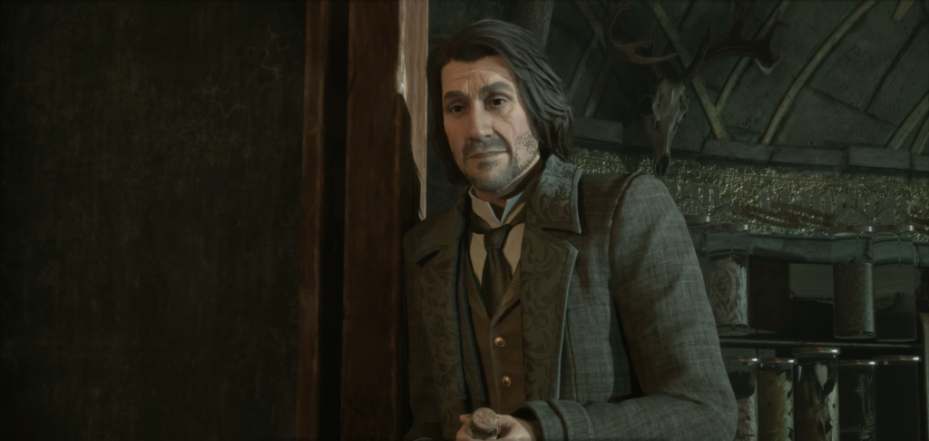 Северус Снейп из Harry Potter стоит в классе