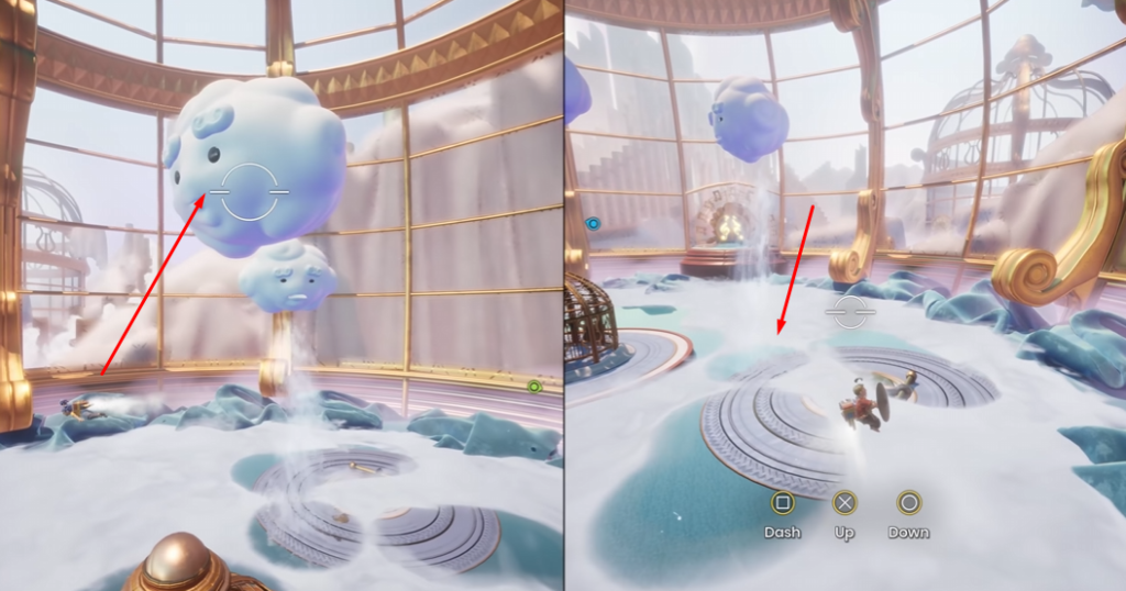 Мэй и Коди прыгают по облакам в It Takes Two