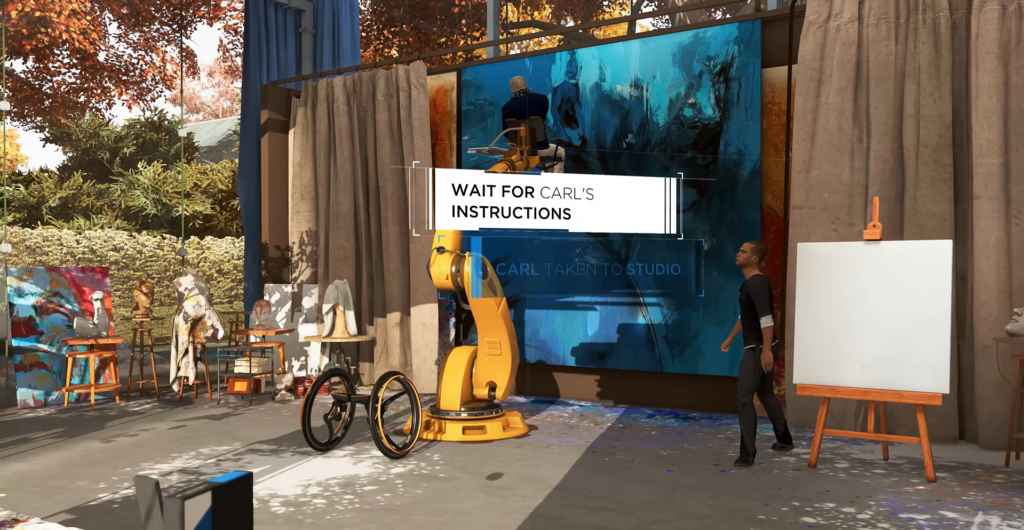 Маркус из Detroit: Become Human идет в арт-студии