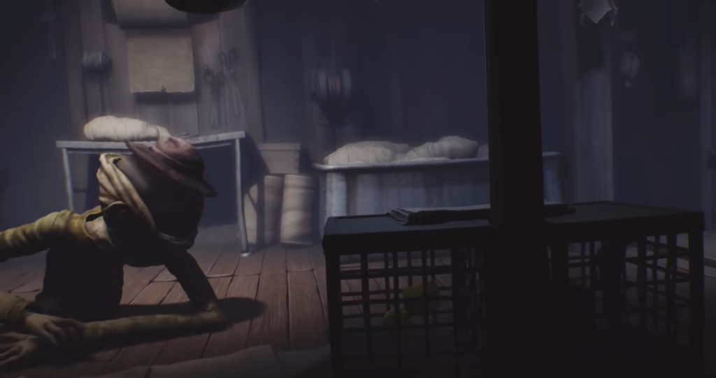 Шестой прячется под кроватью в Little Nightmares