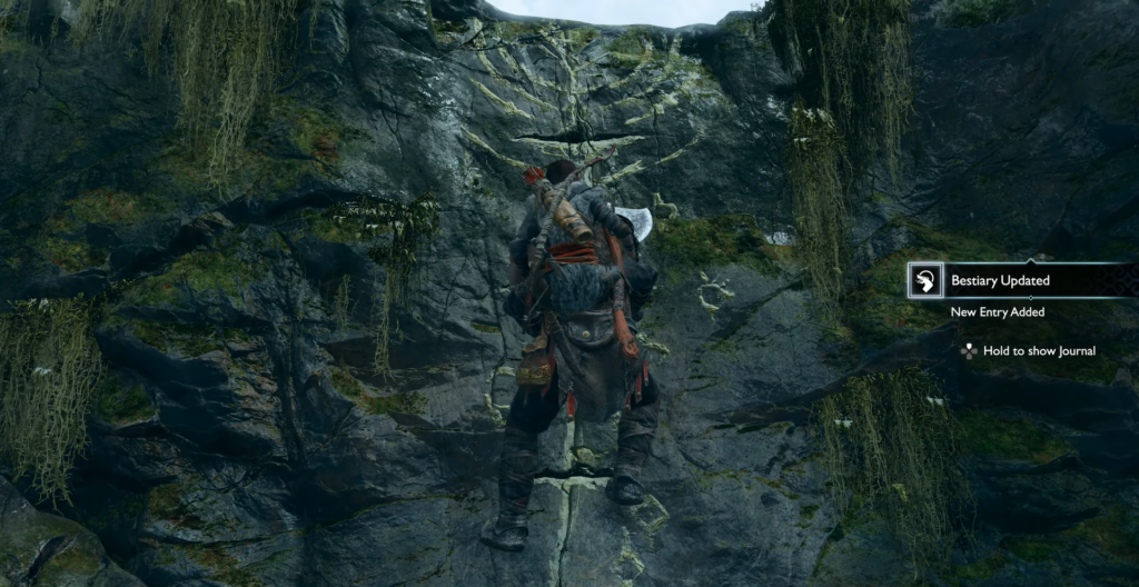 Telekinetic throw sparks in Control hallway gameplay HUD