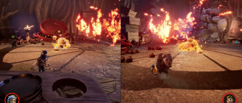 Мэй и Коди из It Takes Two сражаются в пещере