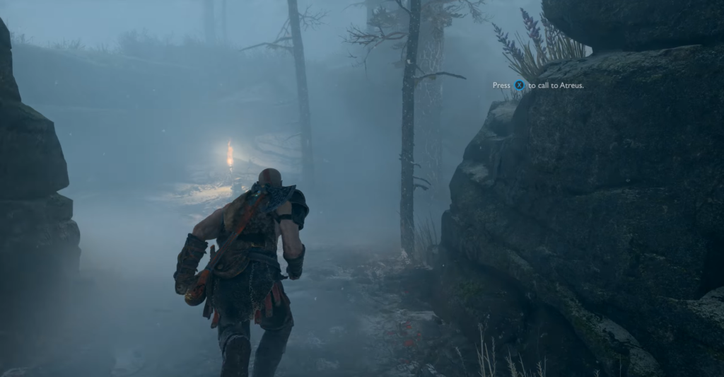 First-person shooter aiming at robots in corridor