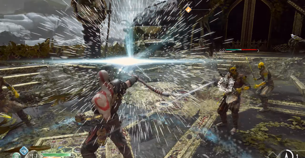 Party explores forest near waterfalls in Divinity Original Sin 2