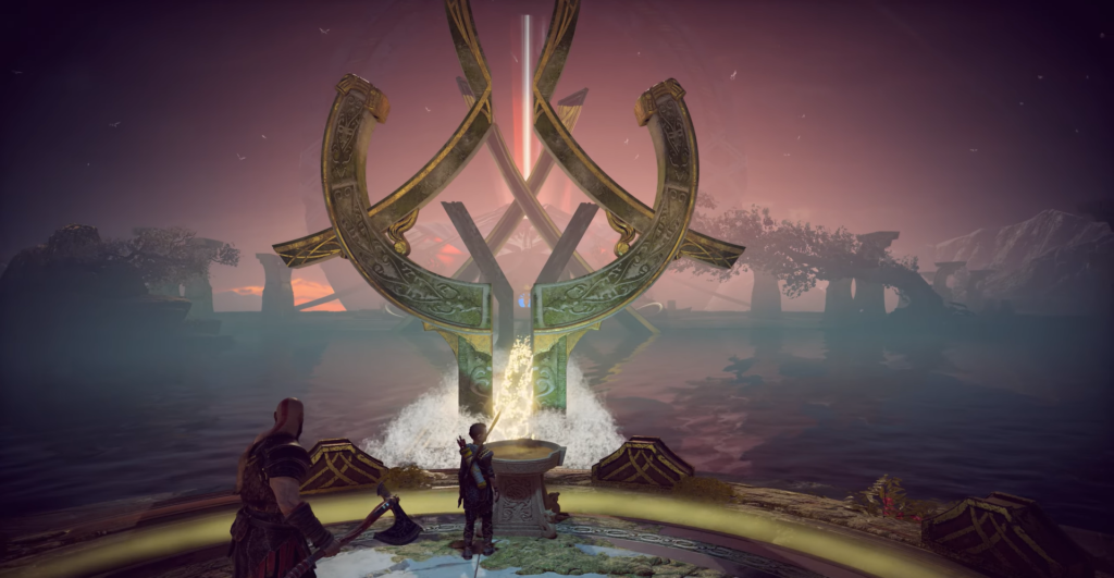 Gloved hand resting in diner booth by table