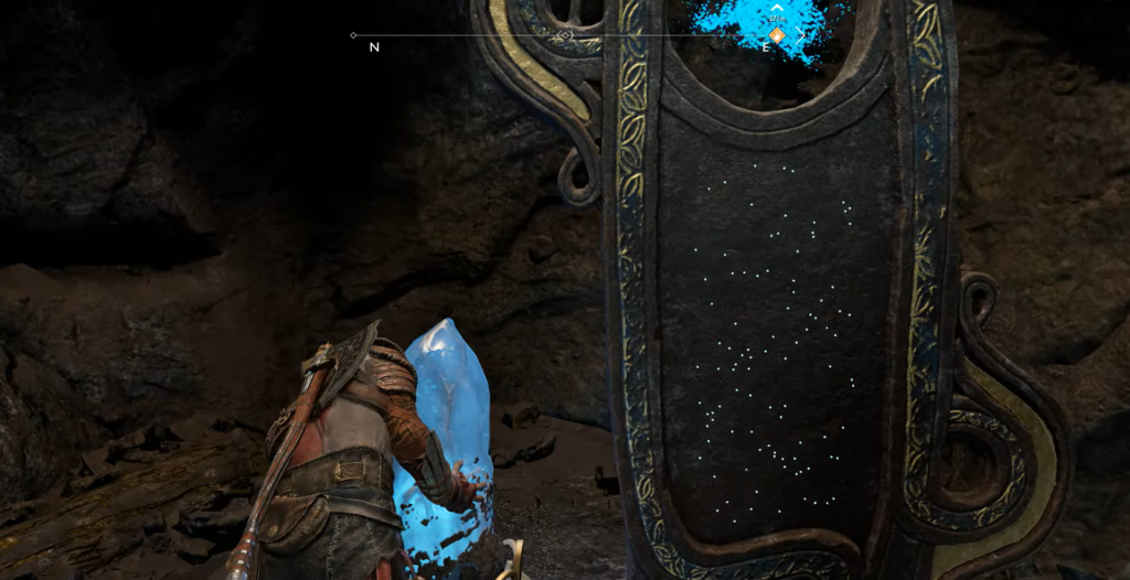 Red lawn mower on dirt in junkyard