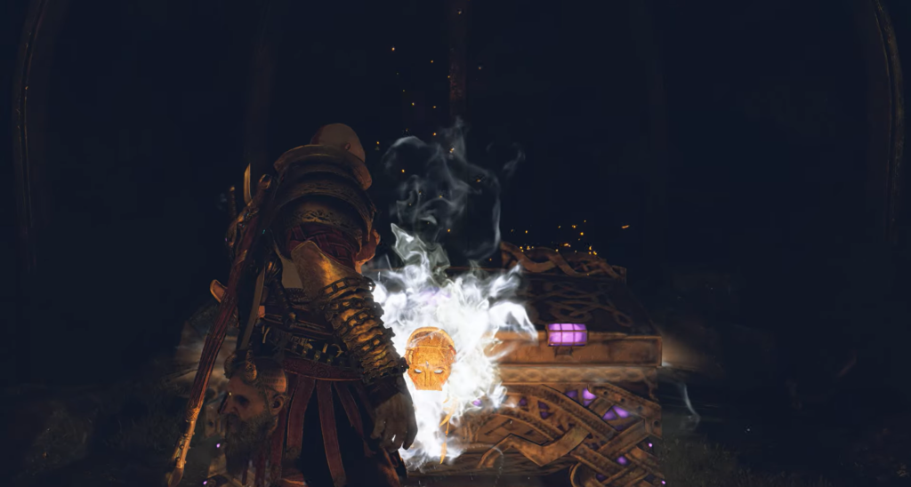 Eivor stands near stone ruins in Assassin's Creed Valhalla