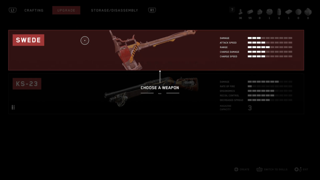 Two people stand on road in forest clearing