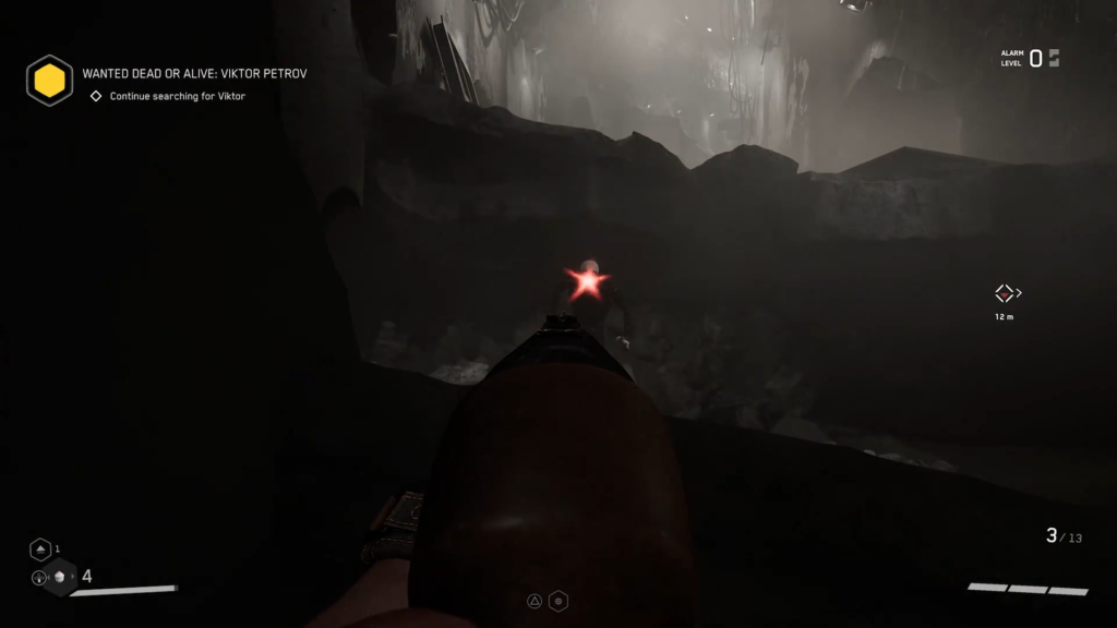 Yellow-cloaked figure stands on rocky forest ledge