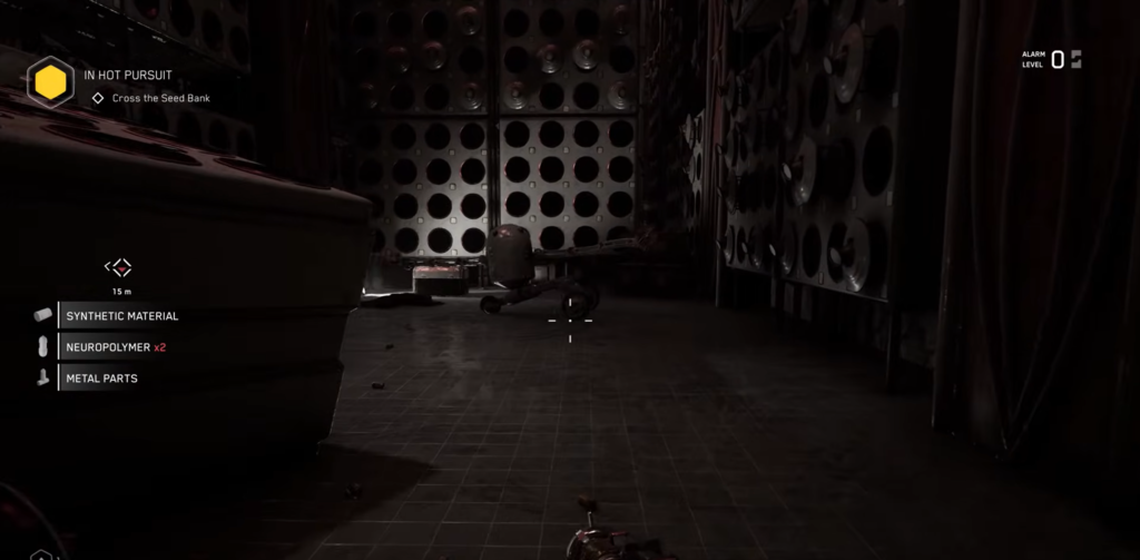 Hands inserting canister into machine with red light