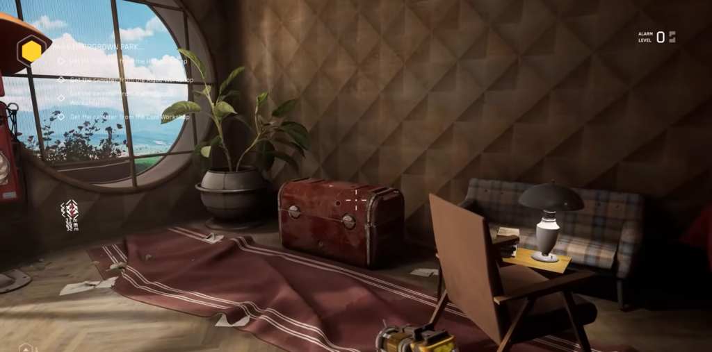 First-person shooter firing shotgun at zombies indoors