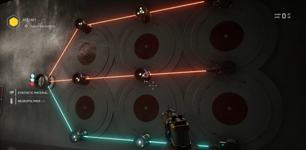 Large mutant attacks in dark industrial room