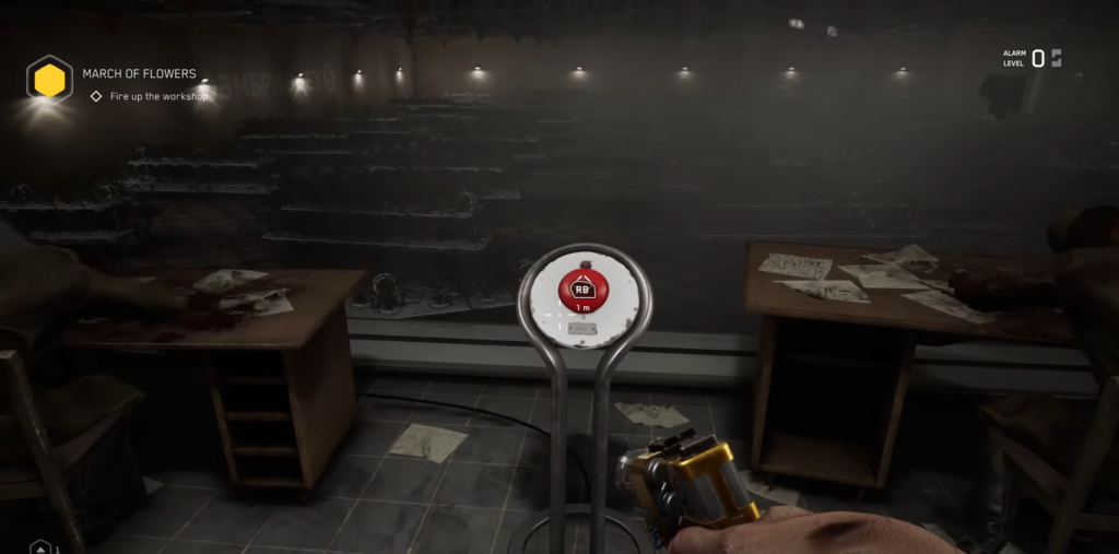 Leon S. Kennedy aims gun in Resident Evil 4 village