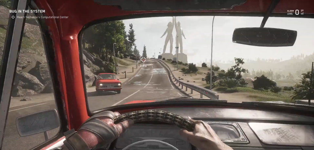 Game map showing Army Warehouses location