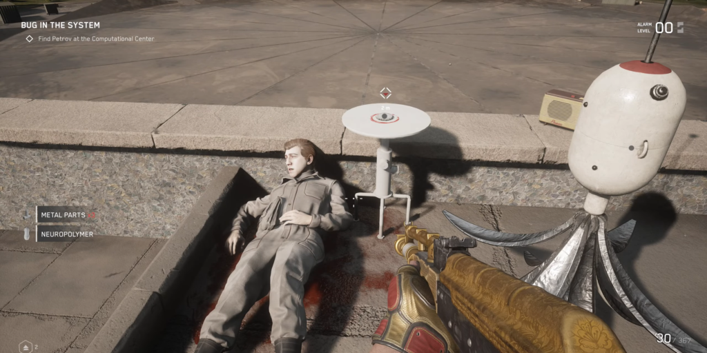 Rifle lying on wooden table indoors