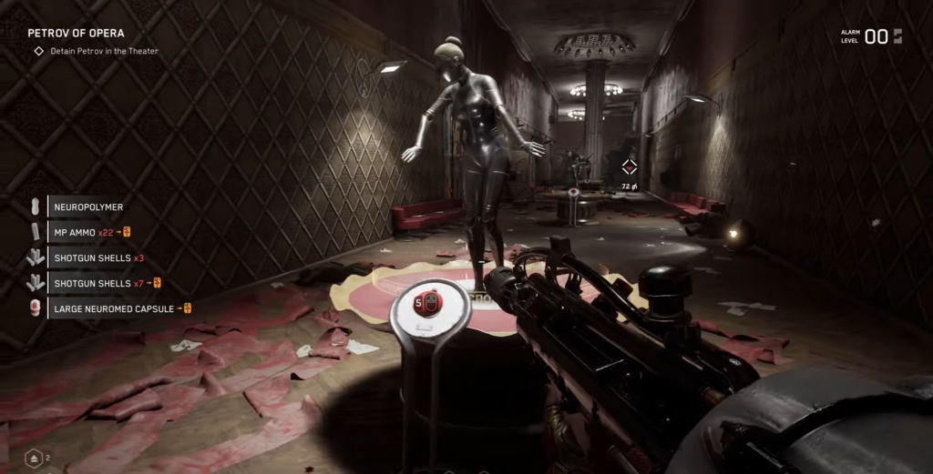 Picking up Weird Nut on metal platform