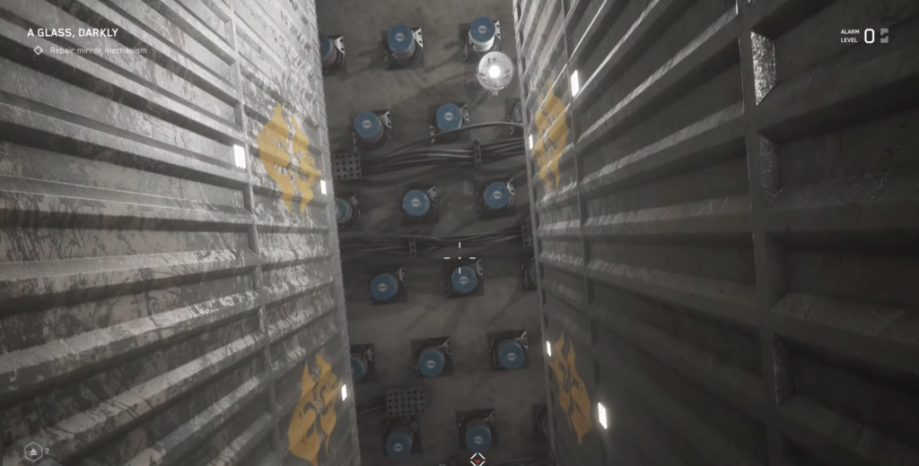 Red box inside open safe vault