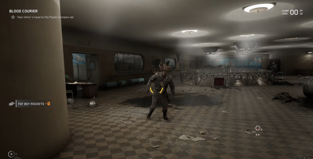 Мутант атакует в холле Atomic Heart