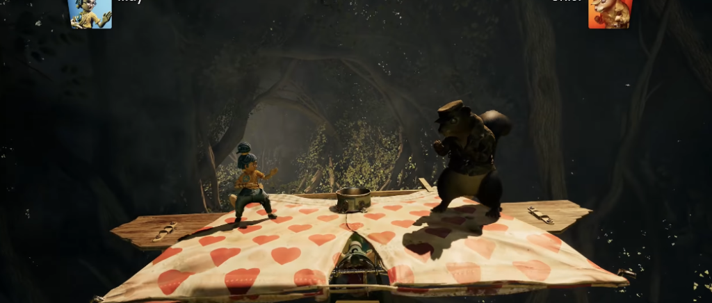 Мэй и Коди It Takes Two дерутся на столе