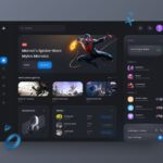 Майлз Моралес из Marvel’s Spider-Man прыгает в меню PlayStation