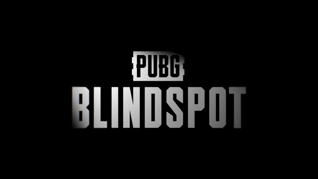 Логотип PUBG Blindspot на чёрном фоне