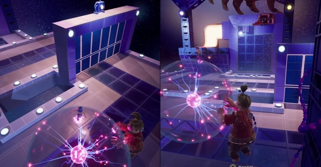 Мэй и Коди из It Takes Two прыгают в космосе