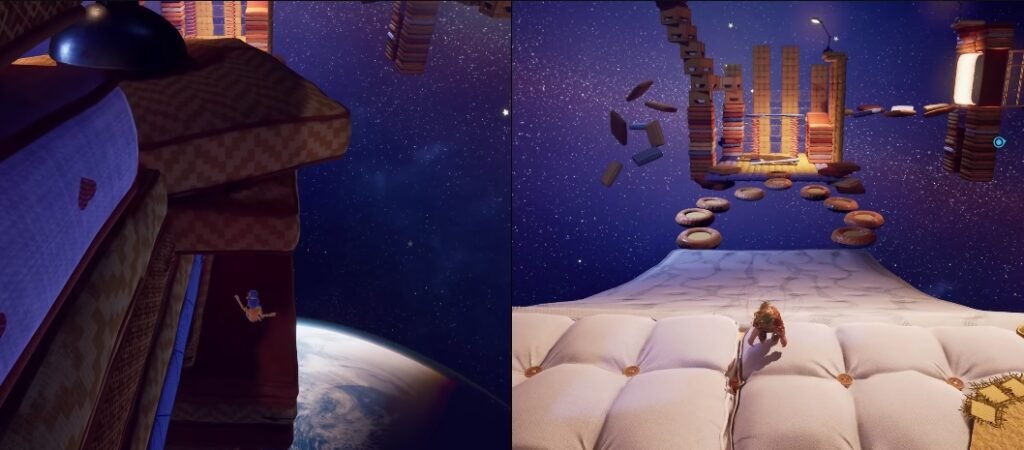 Мэй и Коди из It Takes Two прыгают в космосе