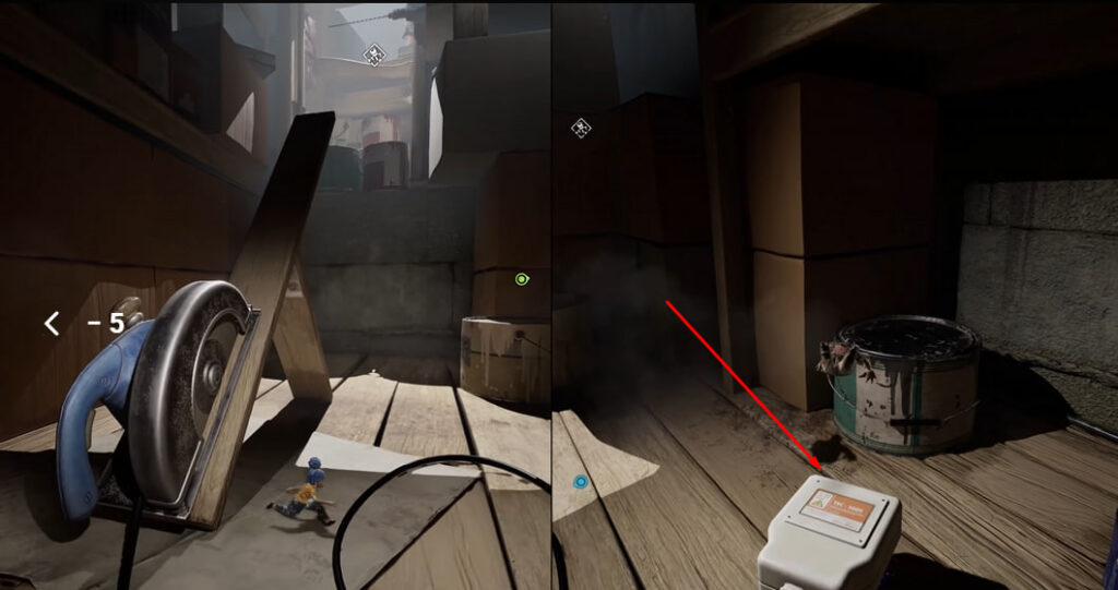 Мэй из It Takes Two стоит в мастерской