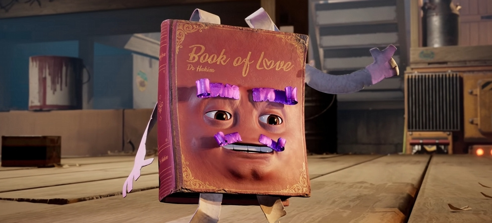 Книга любви из It Takes Two стоит в мастерской